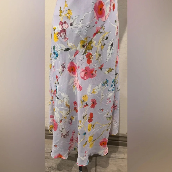 Rachel‎ Rachel Roy size Medium light blue floral scarf dress - Picture 9 of 10